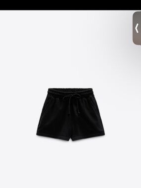 ZAra Women's Black Athletic Shorts
